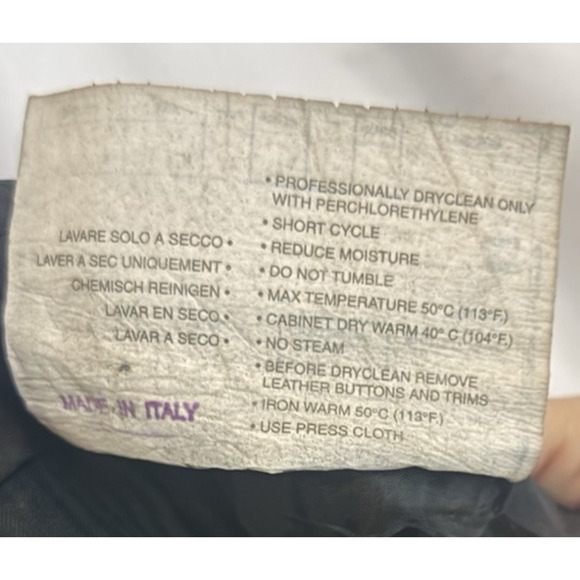 Paul Smith Mens Mohair Wool Blazer Suit Jacket 46 L Navy Pinstripe Pants Italy - Picture 14 of 14